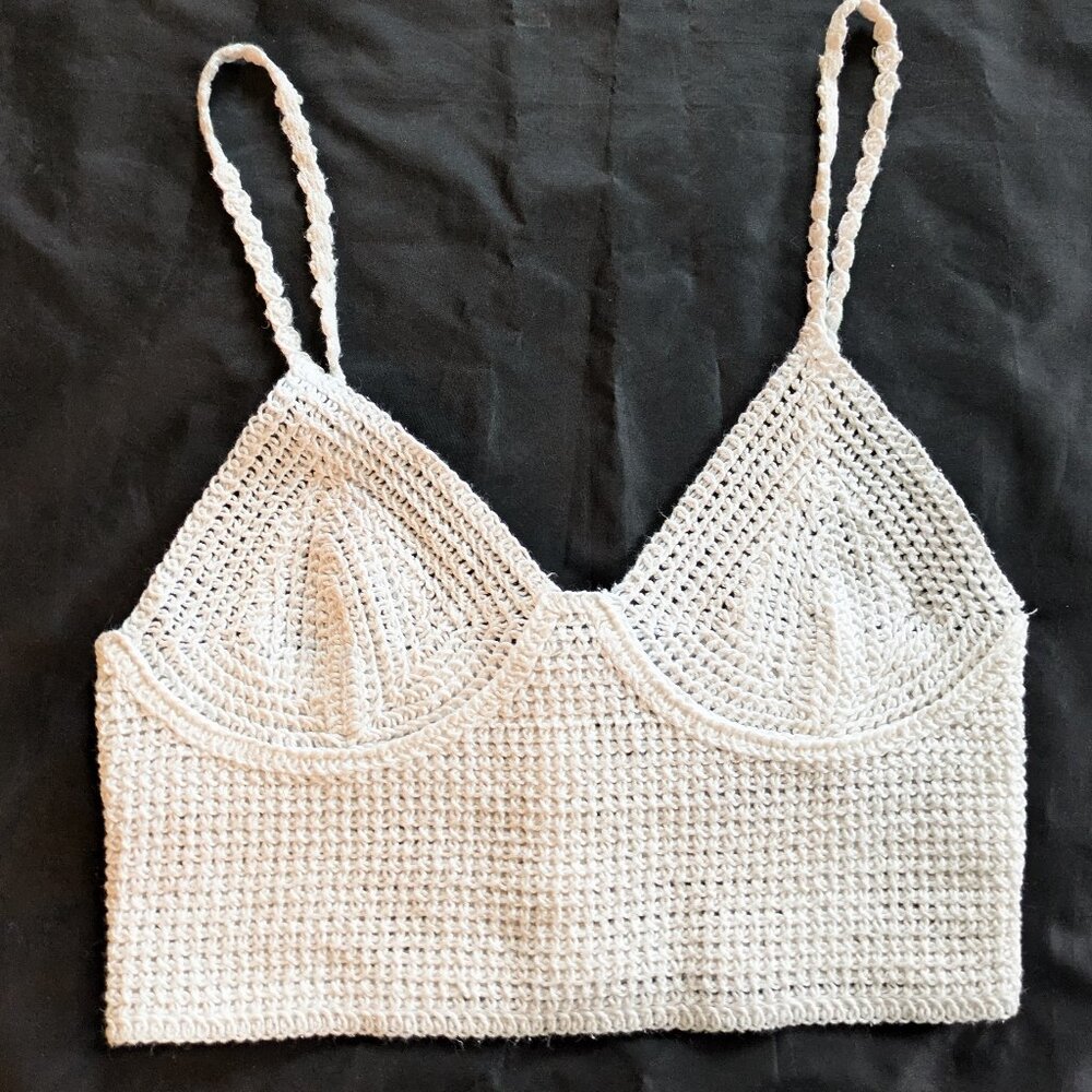 Zara crochet bra top